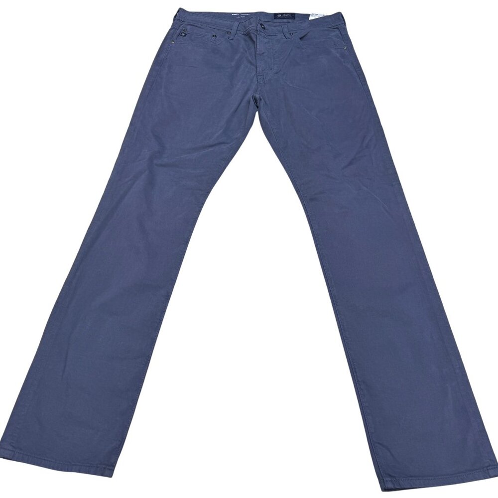 NEW AG Everett Slim Straight Leg Pants Men's Italian Stretch Sateen, Sz 34 x 34